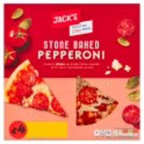 Jack's Stone Baked Pepperoni Pizza 330g