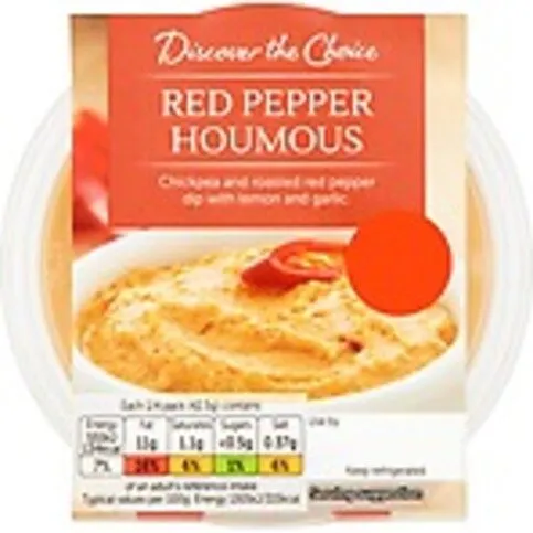 Discover The Choice Red Pepper Houmous 170g