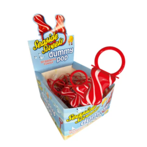 Seaside Dummy Pop Strawberry 65g