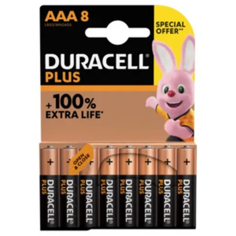 Duracell AAA Batteries 8 Pack