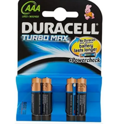 Duracell Turbi Max AAA 4 Pack