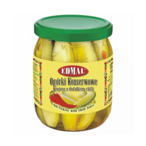 Edmal Ogórki Chilli Krojone 720ml