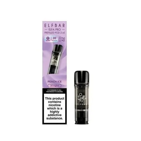 ELFBAR ELFA PRO 2ml Prefilled Pod?2 2% Nic Peach Ice
