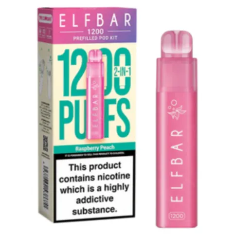 Elf Bar 1200 Raspberry Peach