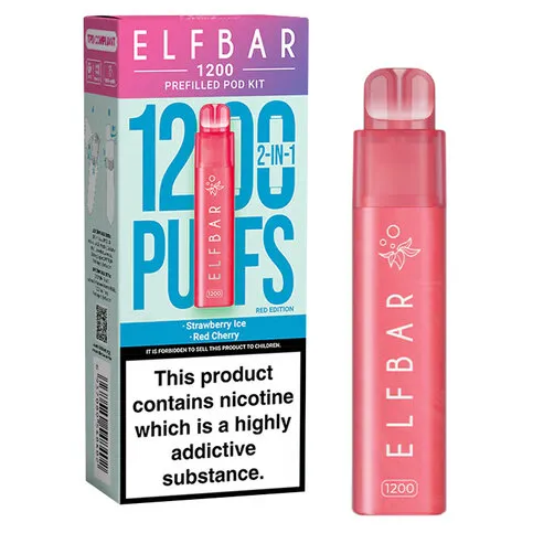 Elfbar 1200 2-in-1Red Edition