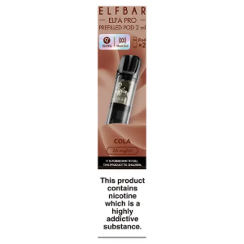 ELFBAR ELFA PRO 2ml Prefilled Pod?2 2% Nic Cola