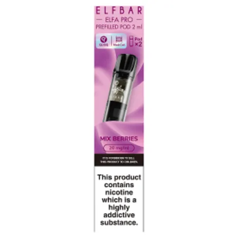 ELFBAR ELFA PRO 2ml Prefilled Pod?2 2% Nic Mix Berries