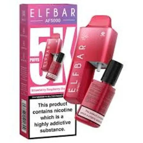 Elf Bar Strawberry Raspberry Cherry Ice 5k Puffs