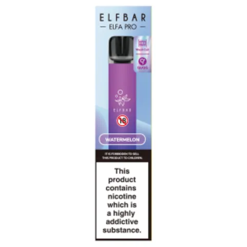 ELFBAR ELFA PRO 2ml Prefilled Pod Starter Kit 1-1 500mAh 2% Nic Watermelon