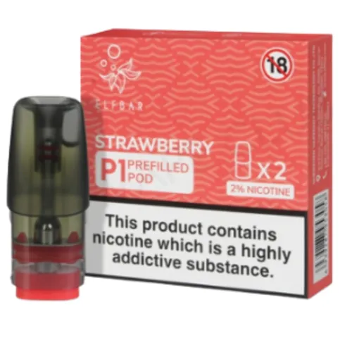 Elf Bar P1 Prefilled Pods Strawberry 2 Pack