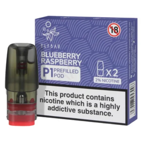 Elf Bar P1 Prefilled Pod Blueberry Raspberry 2 Pack