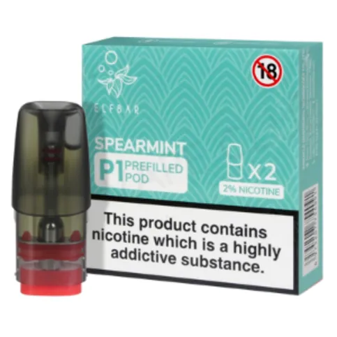 Elfbar Prefilled Pods Spearmint 2 Pack