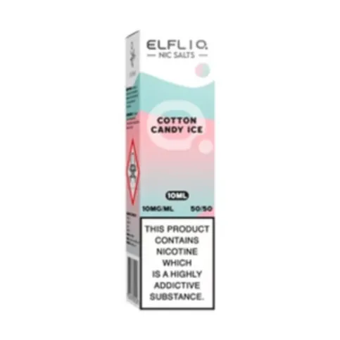 ELFLIQ Nic Salts E-liquids 10mg/ml Cotton Candy Ice