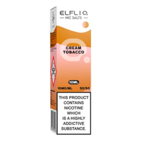 ELFLIQ Nic Salts E-liquids 10mg/ml Cream Tobacco