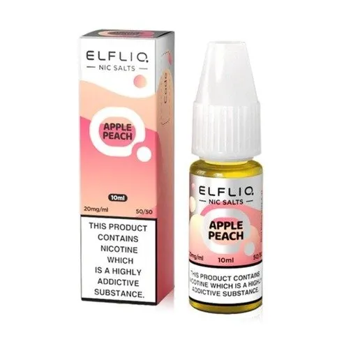 ELFLIQ Nic Salts E-liquids 10mg/ml Apple Peach