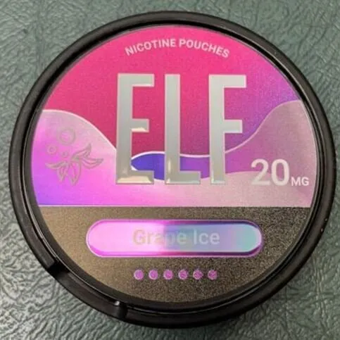 ELF NICOTINE POUCHES 20MG GRAPE ICE