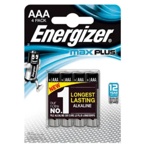 Energizer Max Plus AAA 4 Pack