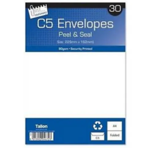 Envelopes C5 Peel & Seal 30 Pack