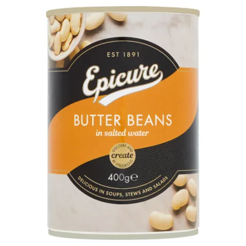 Epicure Butter Beans in Salted Water 400g