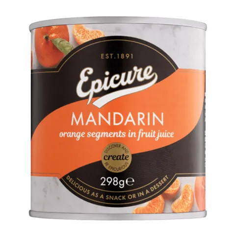 Epicure Mandarins in Fruit Juice 312g