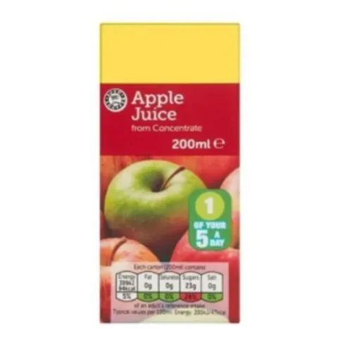 Euro Shopper Apple Juice 200ml