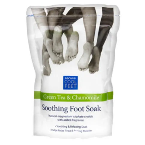 Escenti Cool Feet Green Tea & Chamomile Softening Foot Soak 450g