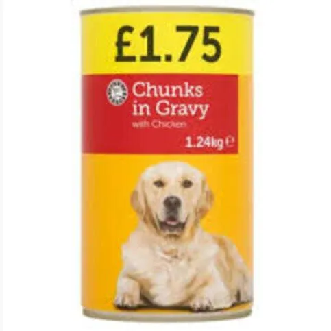 Euro Shopper Chunks In Gravy 1.24kg