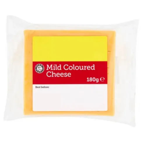 Euro Shopper Mild Coloured Cheese 180g