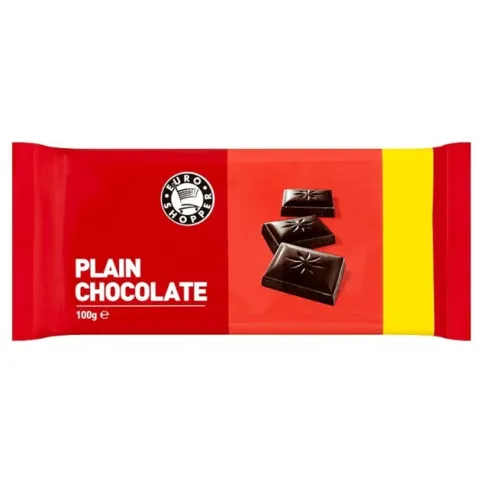 Euro Shopper Plain Chocolate 100g