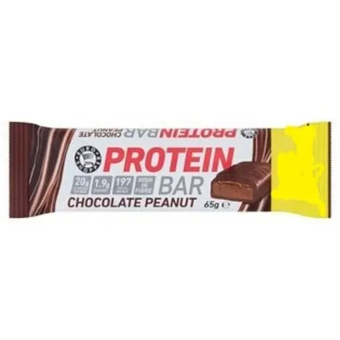 Euro Shopper Protein Bar Choc Peanut 65g