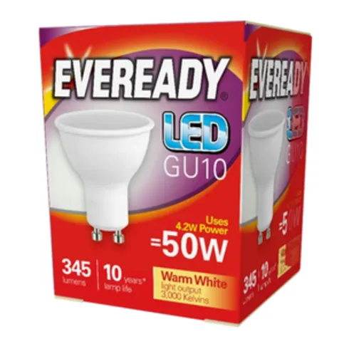 Everyday Led Gu10 345 Lumens 50W 1 Pack