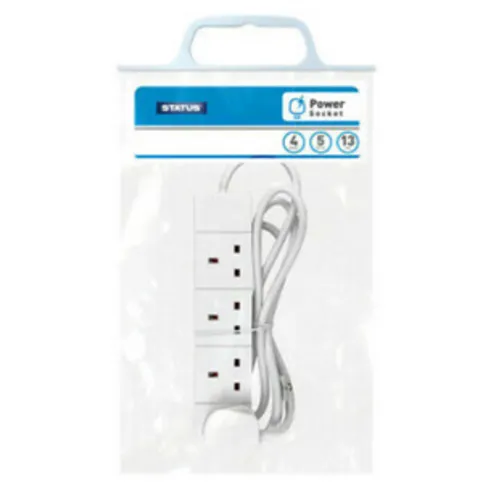 Status 4 Way 5 Meter Extension Lead