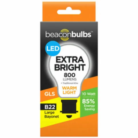 Extra Bright Warm Light B22 Light Bulb
