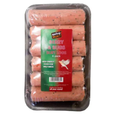 Extra Select Suet Logs Berry & Bugs Pack