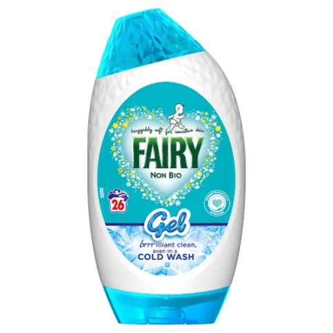 Fairy Non Bio Detergent Gel,26 Washes 858ml, Sensitive skin