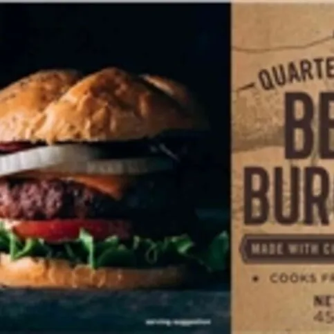 Farmer Jacks Beef Burgers 4 Pack