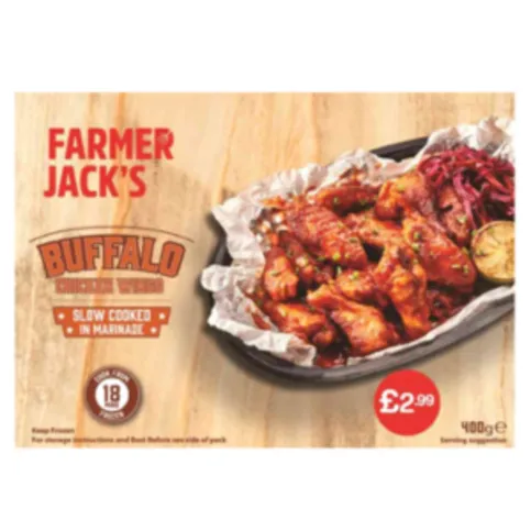 Farmer Jacks Buffalo Chicken Wings 400g