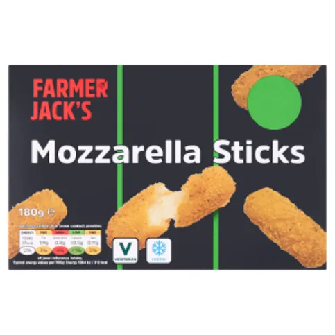 Farmer Jack's Mozzarella Sticks 180g