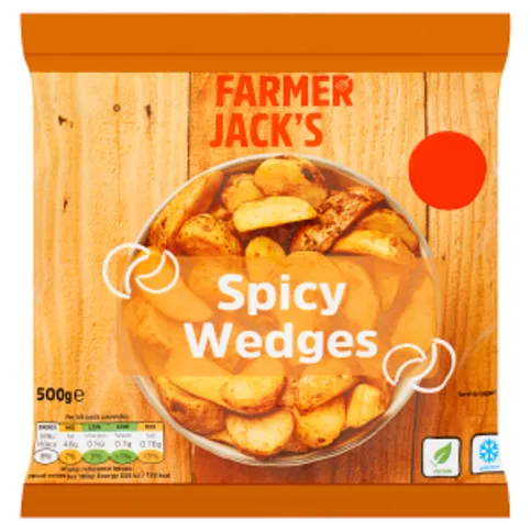 Farmer Jack's Spicy Wedges 500g