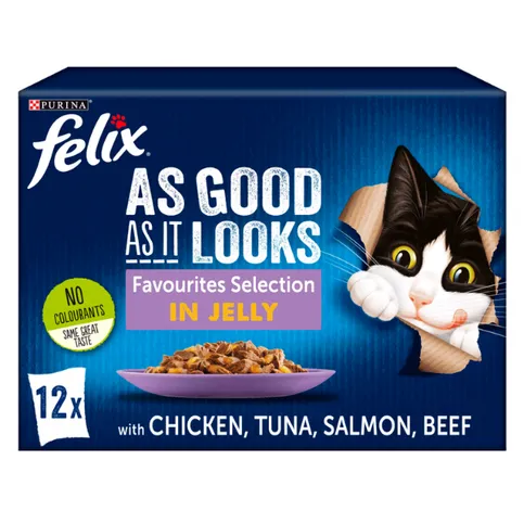 Felix As Good As it Looks Favourites Selection Wet Cat Food 12x85g