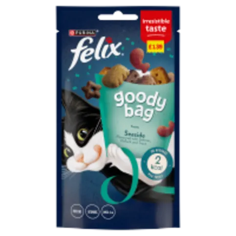 FELIX GOODY BAG TREATS SEASIDE PM£1.39 60G