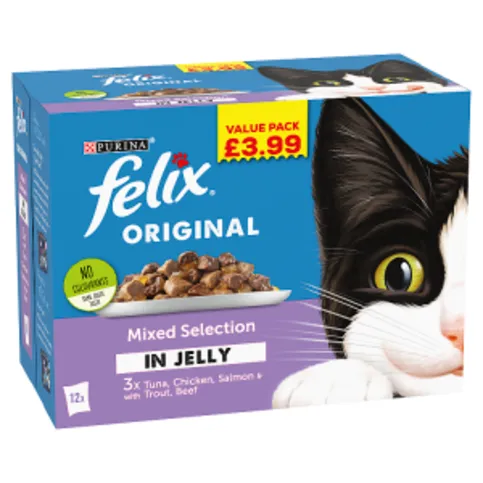 felix Original Mixed Selection in Jelly 12 x 100g (1.2kg)