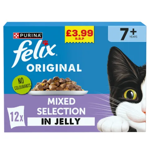 Felix Original Mixed Selection in Jelly 7+ years 12 x 85g (1.02kg)