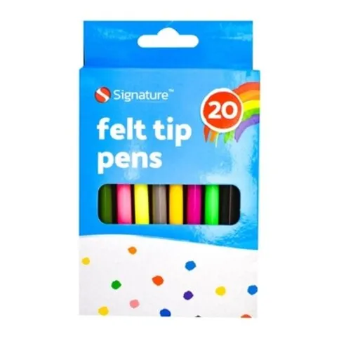 Felt Tip Pens 20pk
