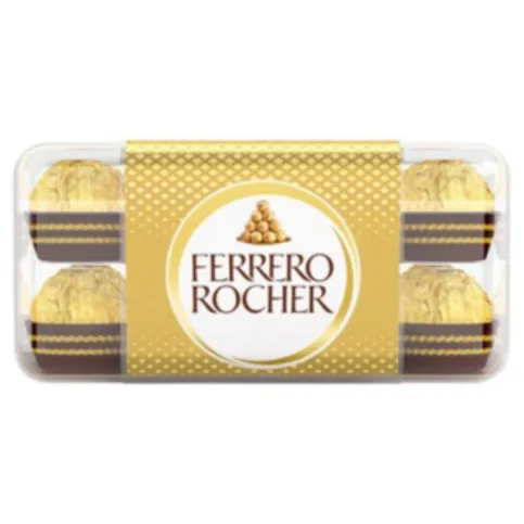 Ferrero Rocher Chocolate Pralines Gift Box of Chocolate 16 Pieces (200g)