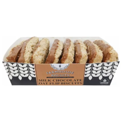 Farmhouse Milk Chocolate Oat Flips 150g