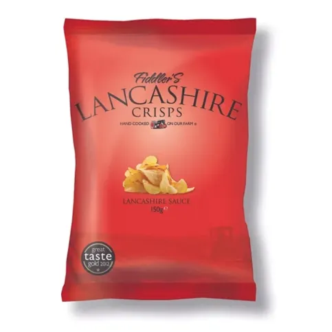 Fiddlers Lancashire Crisps Lancashire Sauce 150g