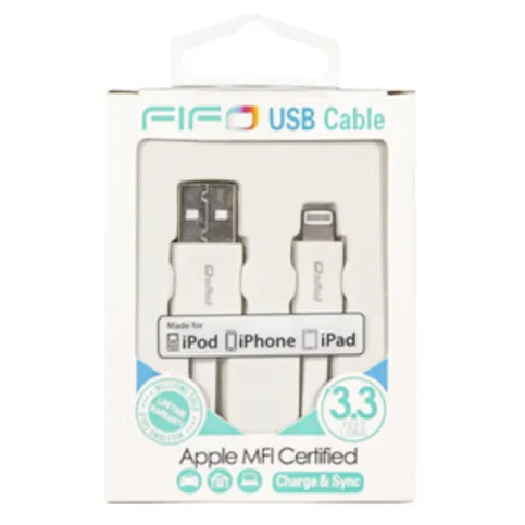 Fifo Usb Cable for iPhone MFI Certified 3.3ft