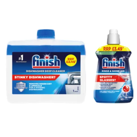 Finish Dishwasher Cleaner / Rinse Aid 250ml