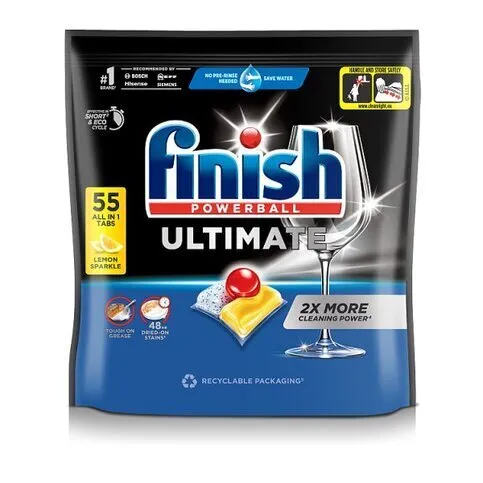 Finish Ultimate All in One Lemon Tablets 55s